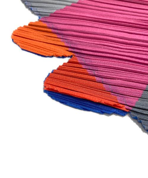 IKKO TANAKA ISSEY MIYAKE（イッコウタナカイッセイミヤケ）IKKO TANAKA ISSEY MIYAKE (イッコウタナカイッセイミヤケ) フェイス プリントプリーツ変形ワンピース ブルー サイズ:3の古着・服飾アイテム