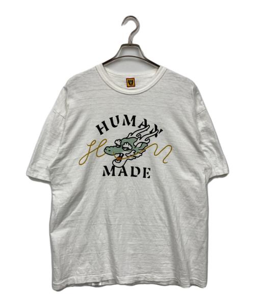 HUMAN MADE（ヒューマンメイド）HUMAN MADE (ヒューマンメイド) Tシャツ ホワイト サイズ:2XLの古着・服飾アイテム