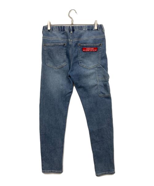 HUMAN MADE（ヒューマンメイド）HUMAN MADE (ヒューマンメイド) デニムパンツ スカイブルー サイズ:Lの古着・服飾アイテム