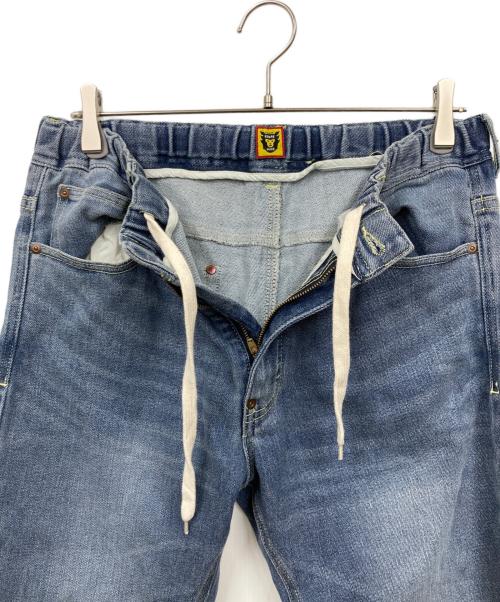 HUMAN MADE（ヒューマンメイド）HUMAN MADE (ヒューマンメイド) デニムパンツ スカイブルー サイズ:Lの古着・服飾アイテム