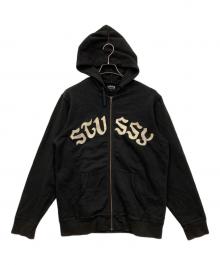 stussy（ステューシー）の古着「パーカー」｜ブラック