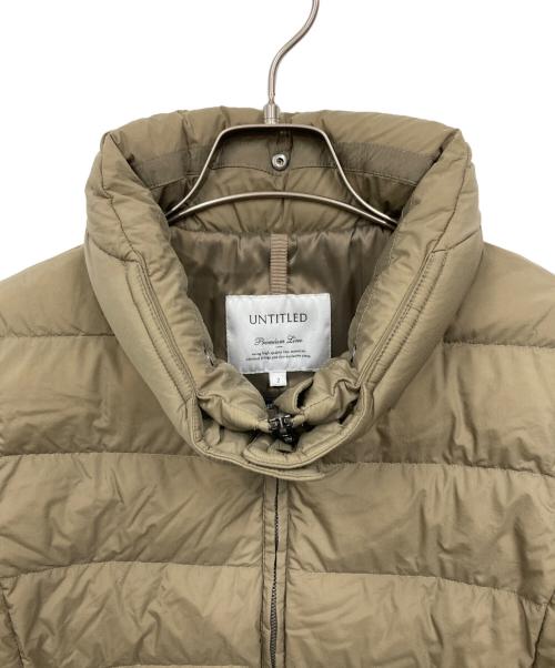UNTITLED（アンタイトル）UNTITLED (アンタイトル) ダウンコート ブラウン サイズ:2の古着・服飾アイテム