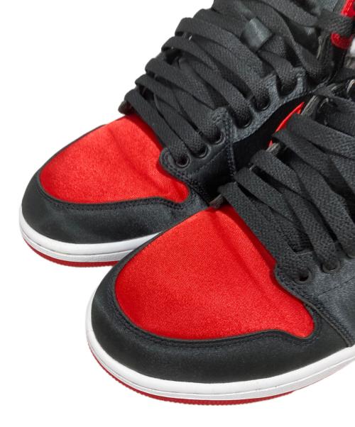NIKE（ナイキ）NIKE (ナイキ) WMNS AIR JORDAN 1 RETRO HIGH OG レッド×ブラック サイズ:27.5ｃｍの古着・服飾アイテム