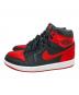 NIKE (ナイキ) WMNS AIR JORDAN 1 RETRO HIGH OG レッド×ブラック サイズ:27.5ｃｍ：12000円