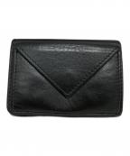 BALENCIAGAバレンシアガ）の古着「ペーパー ミニ ウォレット」｜ブラック