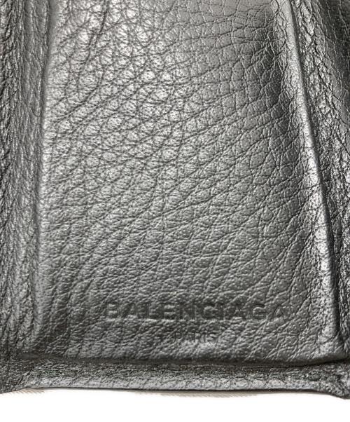 BALENCIAGA（バレンシアガ）BALENCIAGA (バレンシアガ) ペーパー ミニ ウォレット ブラックの古着・服飾アイテム