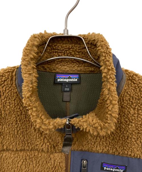 Patagonia（パタゴニア）Patagonia (パタゴニア) CLASSIC RETRO-X VEST ブラウン サイズ:Lの古着・服飾アイテム