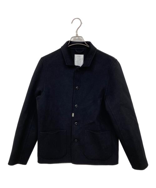 THE CRIME（ザクライミー）THE CRIME (ザクライミー) カシミヤ混カバーオールジャケット ブラック サイズ:Mの古着・服飾アイテム