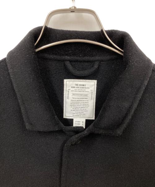 THE CRIME（ザクライミー）THE CRIME (ザクライミー) カシミヤ混カバーオールジャケット ブラック サイズ:Mの古着・服飾アイテム