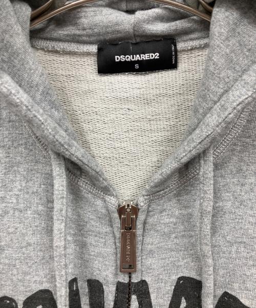DSQUARED2（ディースクエアード）DSQUARED2 (ディースクエアード) パーカー グレー サイズ:Sの古着・服飾アイテム