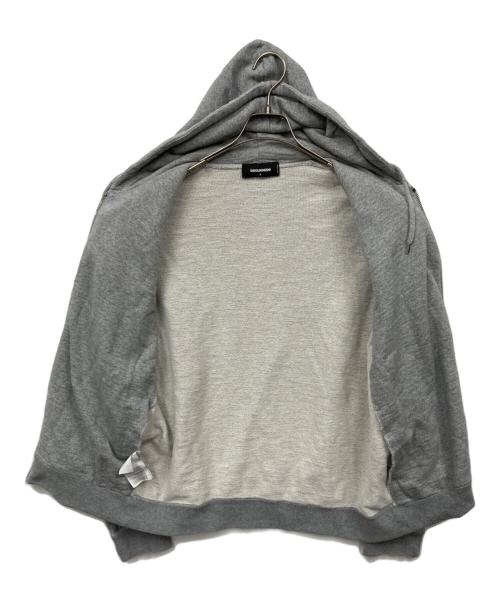 DSQUARED2（ディースクエアード）DSQUARED2 (ディースクエアード) パーカー グレー サイズ:Sの古着・服飾アイテム