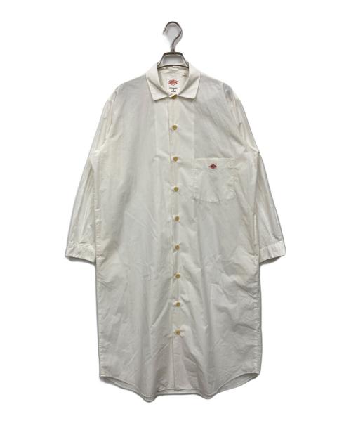 DANTON（ダントン）DANTON (ダントン) シャツワンピース ホワイト サイズ:36の古着・服飾アイテム