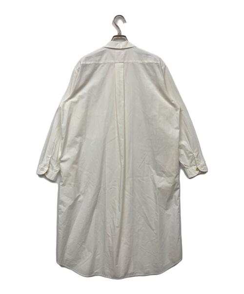 DANTON（ダントン）DANTON (ダントン) シャツワンピース ホワイト サイズ:36の古着・服飾アイテム