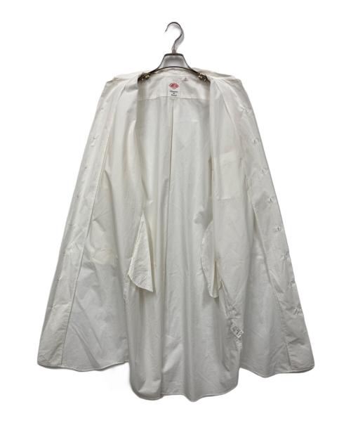 DANTON（ダントン）DANTON (ダントン) シャツワンピース ホワイト サイズ:36の古着・服飾アイテム