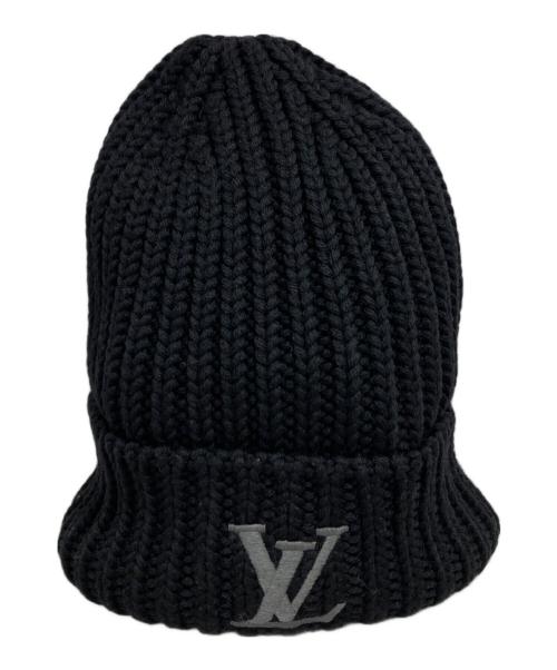LOUIS VUITTON（ルイ ヴィトン）LOUIS VUITTON (ルイ ヴィトン) ニット帽 ブラックの古着・服飾アイテム