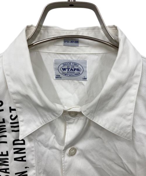 WTAPS（ダブルタップス）WTAPS (ダブルタップス) シャツ ホワイト サイズ:Lの古着・服飾アイテム