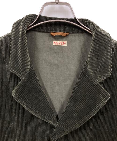 KAPITAL（キャピタル）KAPITAL (キャピタル) 7Wコーデュロイ ホスピタルジャケット グリーン サイズ:4の古着・服飾アイテム