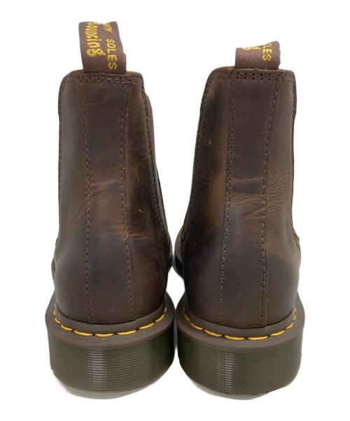 Dr.Martens（ドクターマーチン）Dr.Martens (ドクターマーチン) チェルシーブーツ ブラウン サイズ:UK8の古着・服飾アイテム
