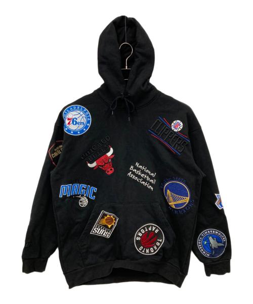 FREAK'S STORE（フリークスストア）FREAK'S STORE (フリークスストア) NBA (エヌビーエー) ワッペン刺繍パーカー ブラック サイズ:Lの古着・服飾アイテム