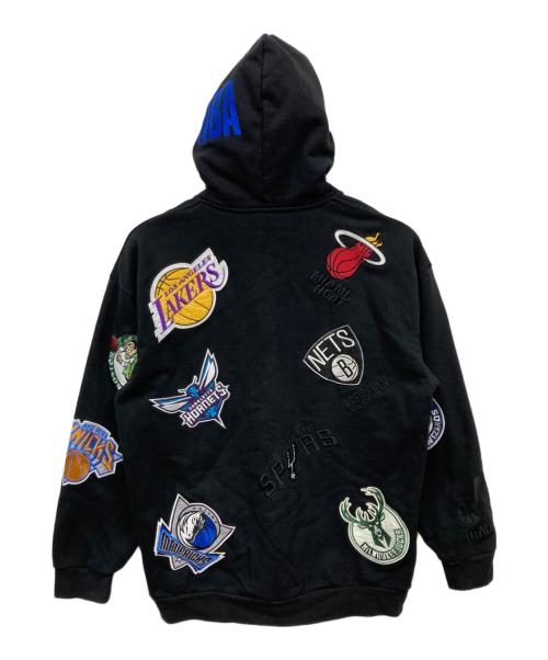 FREAK'S STORE（フリークスストア）FREAK'S STORE (フリークスストア) NBA (エヌビーエー) ワッペン刺繍パーカー ブラック サイズ:Lの古着・服飾アイテム