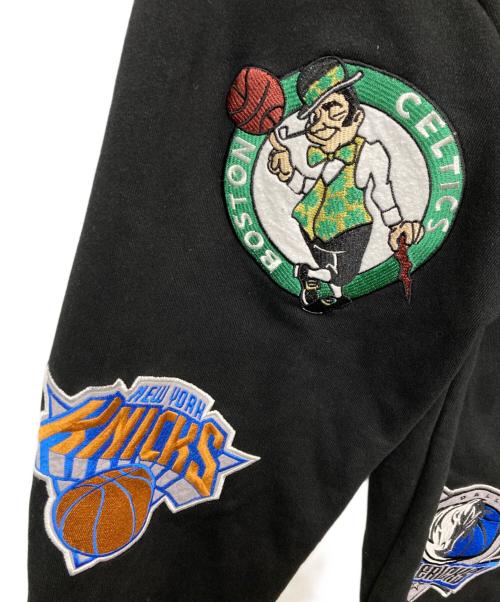 FREAK'S STORE（フリークスストア）FREAK'S STORE (フリークスストア) NBA (エヌビーエー) ワッペン刺繍パーカー ブラック サイズ:Lの古着・服飾アイテム