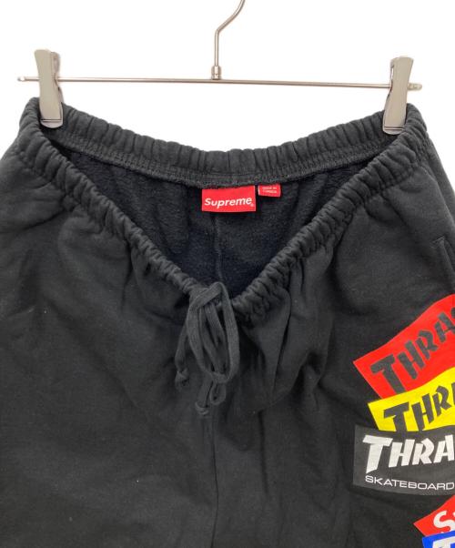 SUPREME（シュプリーム）Supreme (シュプリーム) THRASHER (スラッシャー) ハーフパンツ ブラック サイズ:XLの古着・服飾アイテム