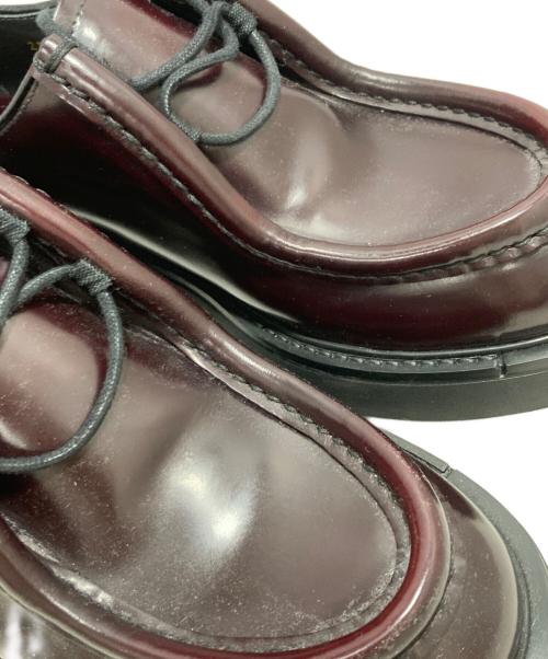 PRADA（プラダ）PRADA (プラダ) ダイアパソン オペークブラッシュドレザーシューズ ブラウン サイズ:77の古着・服飾アイテム