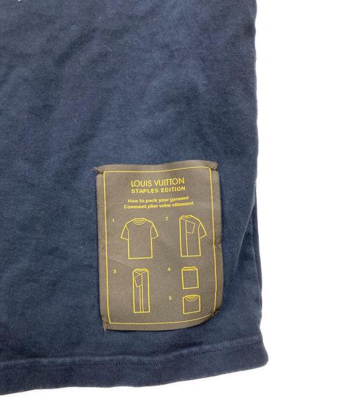 LOUIS VUITTON（ルイ ヴィトン）LOUIS VUITTON (ルイ ヴィトン) インサイドアウトTシャツ ネイビー サイズ:XLの古着・服飾アイテム