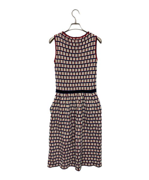 FENDI（フェンディ）FENDI (フェンディ) ニットワンピース レッド サイズ:40の古着・服飾アイテム