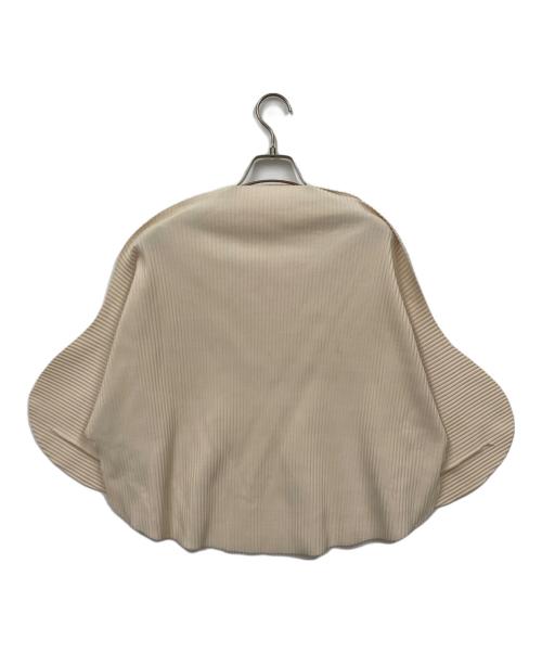 me ISSEY MIYAKE（ミーイッセイ ミヤケ）me ISSEY MIYAKE (ミーイッセイ ミヤケ) プリーツ変形カットソー ベージュ サイズ:不明の古着・服飾アイテム