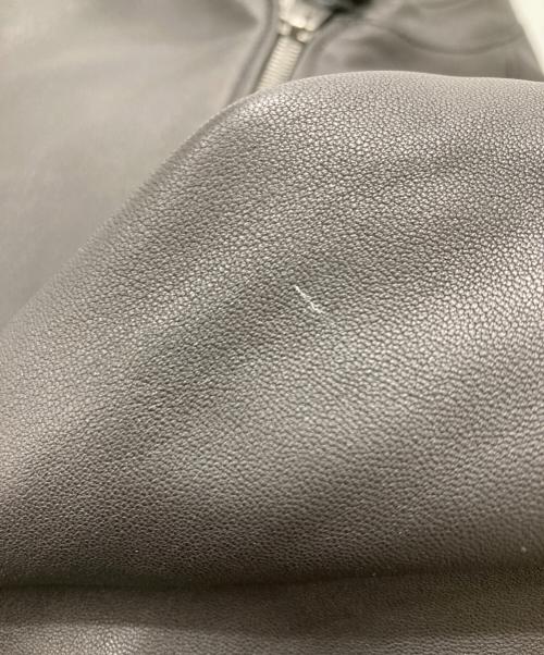 COACH（コーチ）COACH (コーチ) レザー レーサー ジャケット ブラック サイズ:46の古着・服飾アイテム