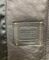 中古・古着 COACH (コーチ) レザー レーサー ジャケット ブラック サイズ:46：35000円