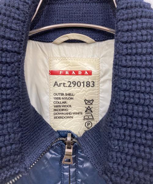 PRADA SPORTS（プラダスポーツ）PRADA SPORTS (プラダスポーツ) ダウンジャケット ネイビー サイズ:38の古着・服飾アイテム