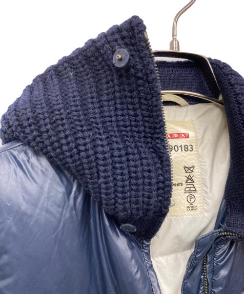 PRADA SPORTS（プラダスポーツ）PRADA SPORTS (プラダスポーツ) ダウンジャケット ネイビー サイズ:38の古着・服飾アイテム