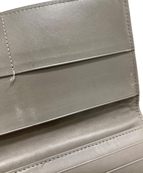 BOTTEGA VENETA（ボッテガベネタ）BOTTEGA VENETA (ボッテガベネタ) 長財布 グレーの古着・服飾アイテム