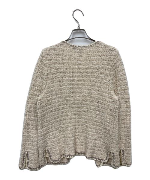 Loulou Willoughby（ルルウィルビー）Loulou Willoughby (ルルウィルビー) ノーカラージャケット ホワイト サイズ:2の古着・服飾アイテム