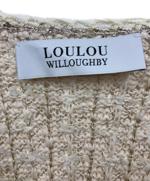 Loulou Willoughby（ルルウィルビー）Loulou Willoughby (ルルウィルビー) ノーカラージャケット ホワイト サイズ:2の古着・服飾アイテム