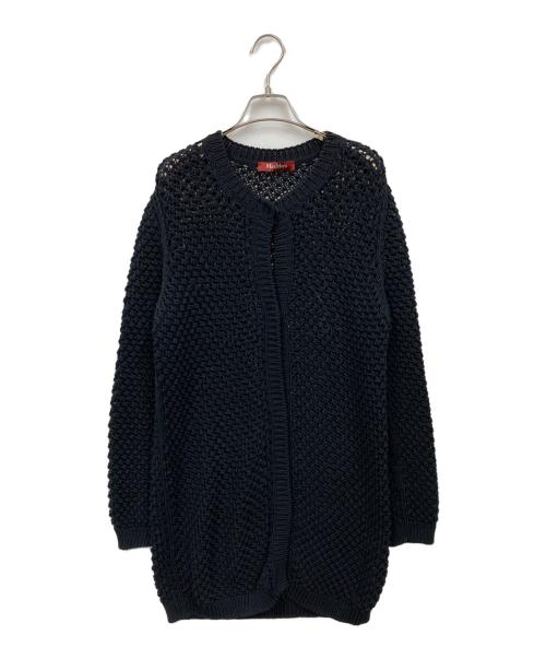 MaxMara（マックスマーラ）MaxMara (マックスマーラ) ロングカーディガン ブラック サイズ:Lの古着・服飾アイテム