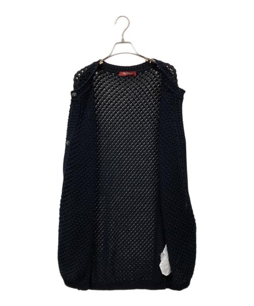 MaxMara（マックスマーラ）MaxMara (マックスマーラ) ロングカーディガン ブラック サイズ:Lの古着・服飾アイテム