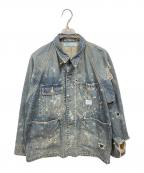 DAIRIKUダイリク）の古着「damage denim cover all」｜インディゴ