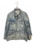 DAIRIKU（ダイリク）の古着「damage denim cover all」｜インディゴ