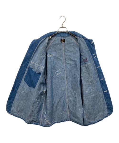 Needles（ニードルズ）Needles (ニードルズ) ASSORTED PATCH COVERALL JACKET インディゴ サイズ:XLの古着・服飾アイテム