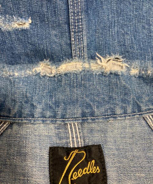 Needles（ニードルズ）Needles (ニードルズ) ASSORTED PATCH COVERALL JACKET インディゴ サイズ:XLの古着・服飾アイテム
