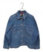DOUBLE STANDARD CLOTHINGダブルスタンダードクロージング）の古着「ジャガードデニムジャケット」｜インディゴ