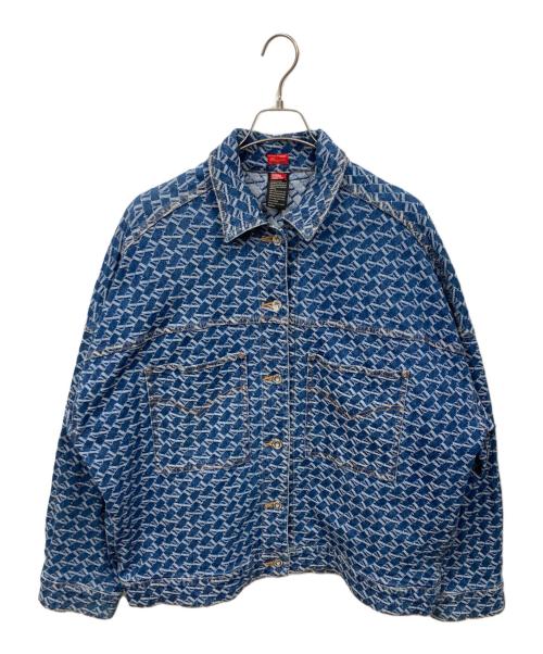 DOUBLE STANDARD CLOTHING（ダブルスタンダードクロージング）DOUBLE STANDARD CLOTHING (ダブルスタンダードクロージング) ジャガードデニムジャケット インディゴ サイズ:Fの古着・服飾アイテム