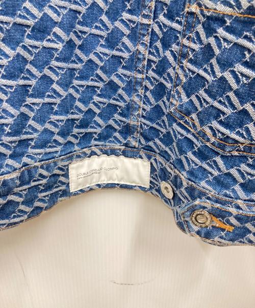 DOUBLE STANDARD CLOTHING（ダブルスタンダードクロージング）DOUBLE STANDARD CLOTHING (ダブルスタンダードクロージング) ジャガードデニムジャケット インディゴ サイズ:Fの古着・服飾アイテム