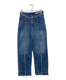 DIESEL（ディーゼル）の古着「センターシームデニムパンツ」｜インディゴ
