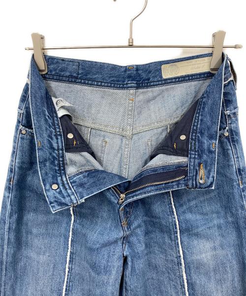 DIESEL（ディーゼル）DIESEL (ディーゼル) センターシームデニムパンツ インディゴ サイズ:W27の古着・服飾アイテム