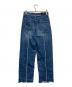 DIESEL (ディーゼル) センターシームデニムパンツ インディゴ サイズ:W27：7000円