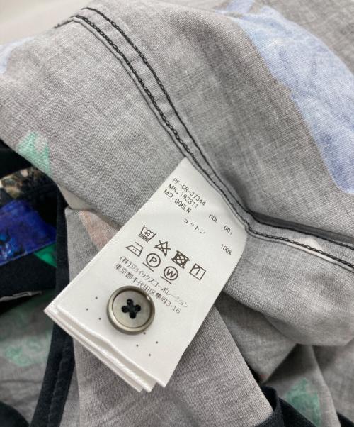 PAUL SMITH（ポールスミス）PAUL SMITH (ポールスミス) ジェム柄 総柄シャツ ブラック サイズ:MEDIUMの古着・服飾アイテム